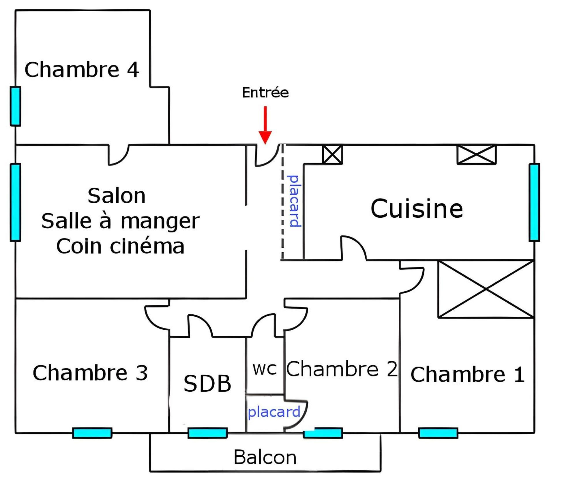 Chambre En Colocation Fille, Proche Mer, Climatisation 土伦 外观 照片